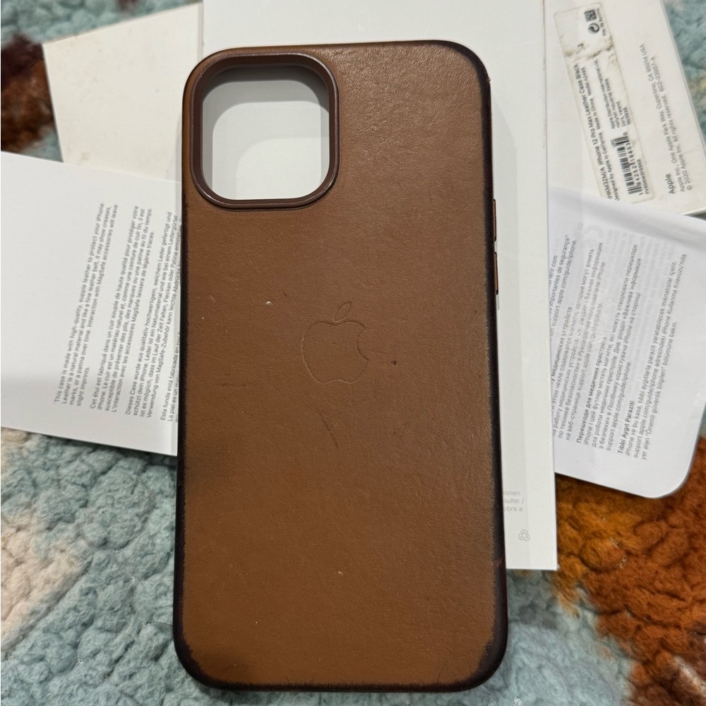 Apple iPhone 12 Pro Max leather case